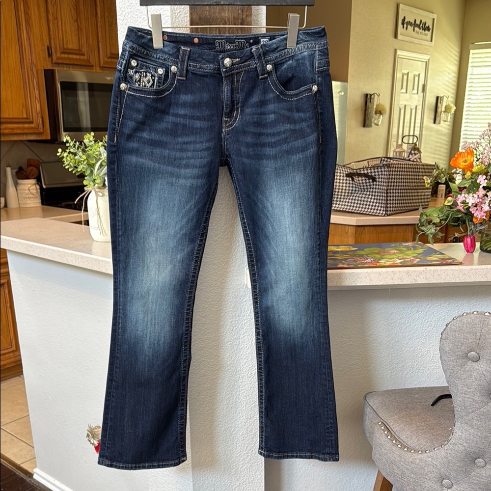 Miss Me Mid Rise Easy Boot Curvy Fit Jeans - Picture 2 of 11